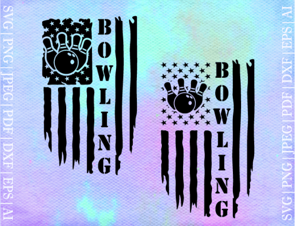 Bowling Flag SVG: Graphics for Crafts-Driven Branding