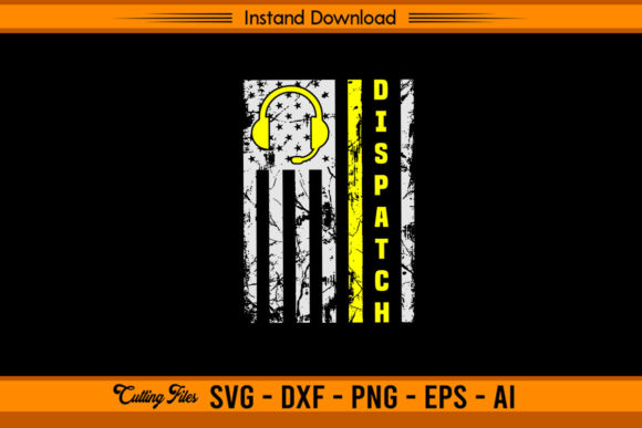 Dispatcher Flag Graphics for Crafts and Web Design
