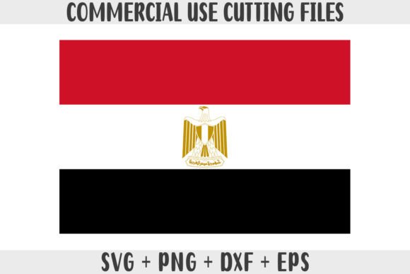 Egypt Flag SVG Original Colors