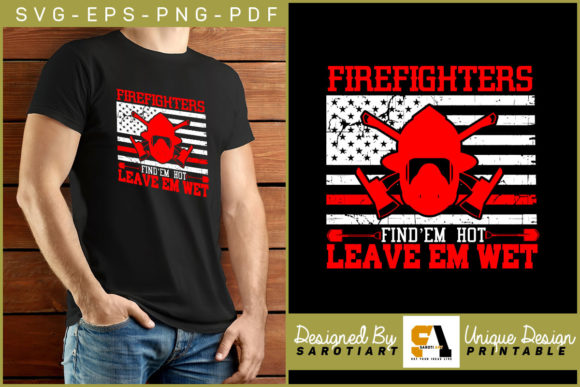 Firefighter Funny Grunge Flag Graphics for Crafts