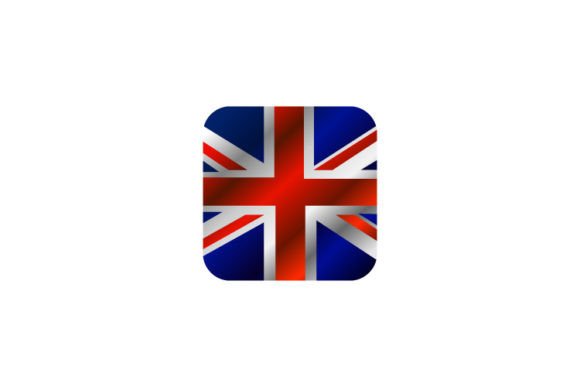 Gradient U.K. Flag Design Vector for Crafts & Graphics