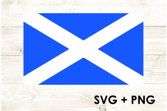 Scotland Flag Graphics for Crafts