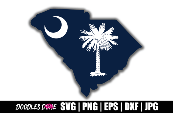 South Carolina Flag SVG: Graphics for Crafts & Content