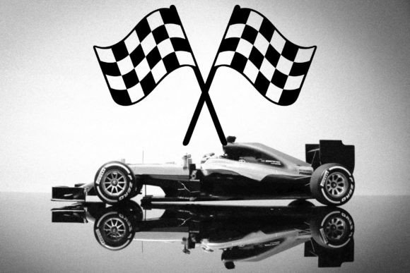SVG F1 Race Flag: Graphics & Crafts Done Right